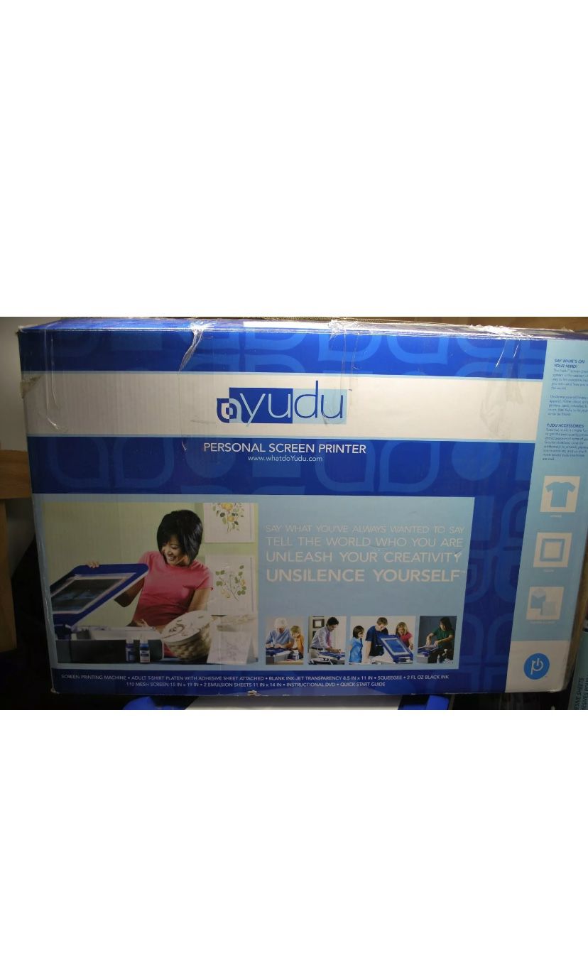 YUDU Personal Screen Printer w/Supplies
