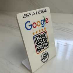Google Review QR Stand