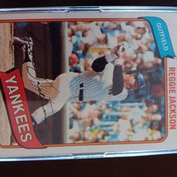 Reggie Jackson 1980 Topps
