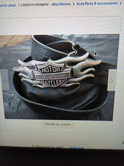 Genuine Leather HARLEY DAVIDSON BELT