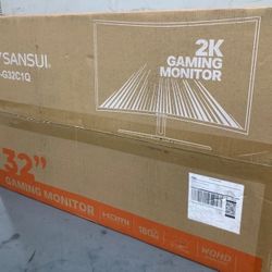 SANSUI 32" QHD Curved Gaming Monitor - 180Hz - 1440p - New!