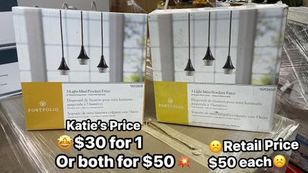 ✨ NEW 3-Light Mini Pendant Fitters ✨