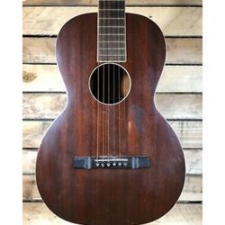 Old Vintage Acoustic Parlor Guitar No Name Project AS-IS