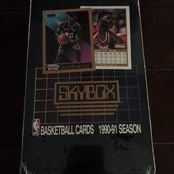 SkyBox 1990-91 NBA Basketball Box Sealed 36 Packs 15 Cards