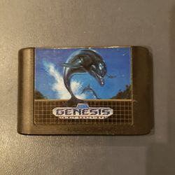 Sega Genesis Echo Dolphin Game
