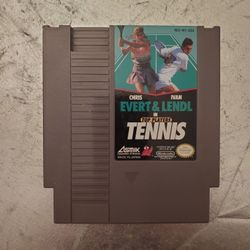 Chris Evert Ivan Lendl Top Players Tennis 9 for the NES Nintendo entertainment system 
