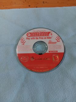 Backyard Baseball Nintendo GameCube Disc