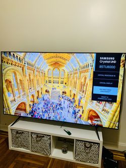 Samsung 85-inch Class Crystal UHD TU-8000 Series - 4K UHD HDR Smart TV with Alexa Built-in