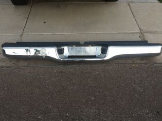 Toyota truck rear bumper chrome