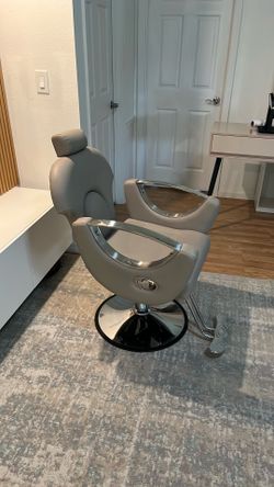 Gray Salon Barber Chair
