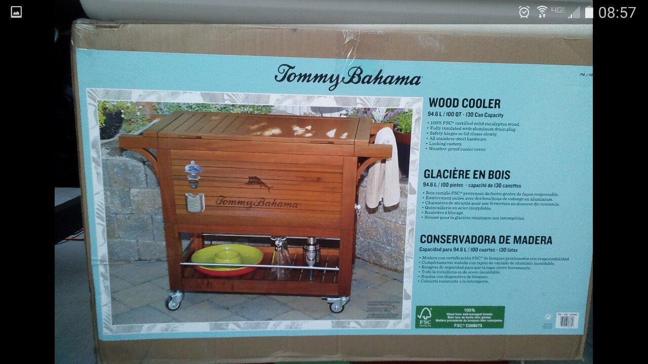 Tommy bahama on sale teak cooler