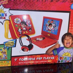 Ryan’s World 9” Portable DVD Player