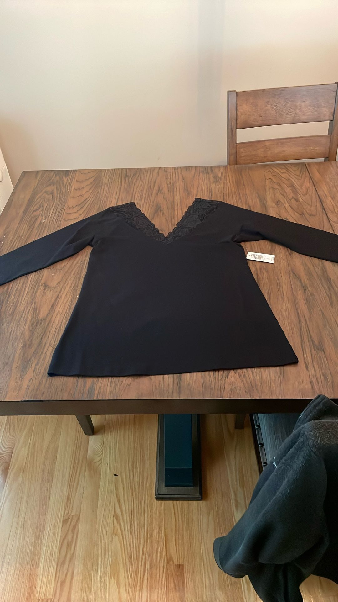 Torrid Lace Trim V Neck Top