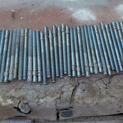 24 Pieces 5 In Special Bolt Today Then 2x4 And Concrete