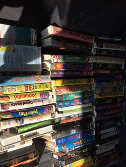 Disney vhs tapes
