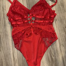 All Red Bikini Set