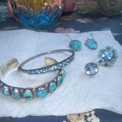Turquoise And Topaz Jewelry 