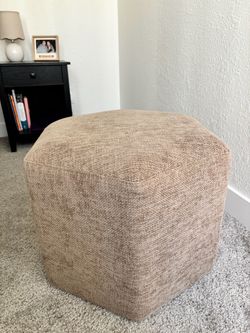 Threshold Brown Ottoman