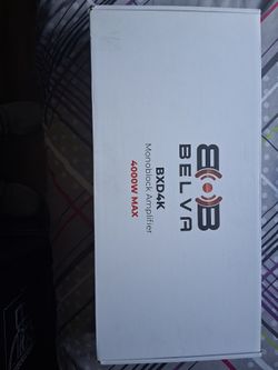 Belva Amplifier 4000 Watts Monoblock (Kicker Pioneer Kenwood Alpine Sony Skar Taramps Hifonics Mtx Jl Fi re Audio Us Amps Amp Car Stereo Speaker Subs)