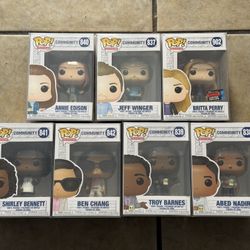 Community Funko Pop Lot Complete