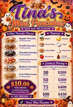 Tina’s mini pancakes