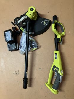 Ryobi 18 Volt String Trimmer/Edger w/ Battery & Charger