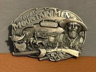 Jim Bridger collectible belt buckle