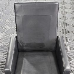 Kids Leather Chair/ Ottoman w/storage