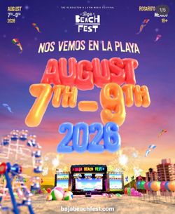 Baja beach Fest Tickets (2 GA+ 3 Day) tickets