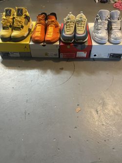 Jordan, Nike, and Adiddas
