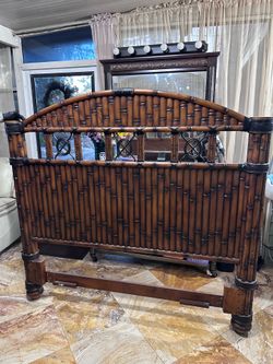 Headboard and footboard and frame