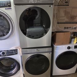Samsung Bespoke Washer And Gas Dryer 