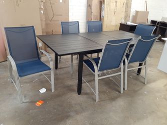 New table and 6 chairs