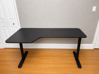 Desk (L shape) standup desk hybrid