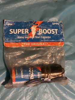 super boost relay and hard start capacitor