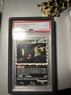 Pokémon TCG 2010 Umbreon 86/90 Prime Undaunted Heartgold & Soulsilver PSA 2 rare