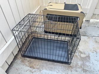 Both travel and standard Kennel for small to medium sized dogs