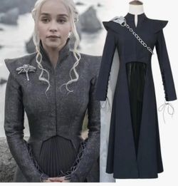 Game of Thrones Daenerys Targaryen Costume Mother of Dragons Cosplay Fancy Dress