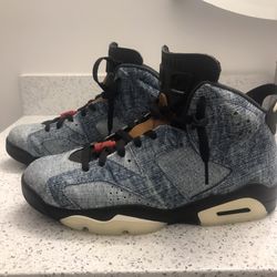 Air Jordan 6 Washed Denim Size 10