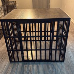 Heavy duty dog cage