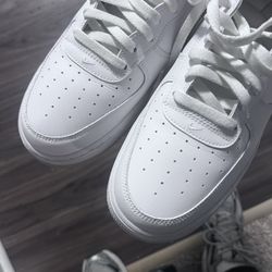 Grey Swoosh Air Force Ones 