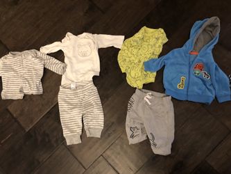 Baby boy 3 months clothes (3 pieces set wore once)