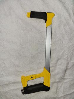 Stanley high-tension hacksaw,