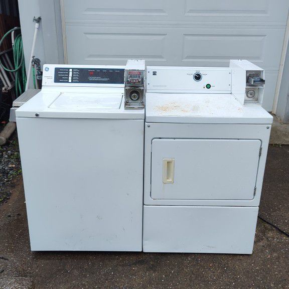 Coin Operated Washer And Dryer 