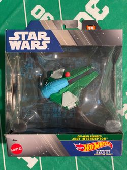 Hot Wheels 2024 Starships Select #15 Obi-Wan Kenobi's Jedi Interceptor Prototype