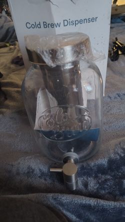 Kook 1 gal. Glass Cold Brew Dispenser