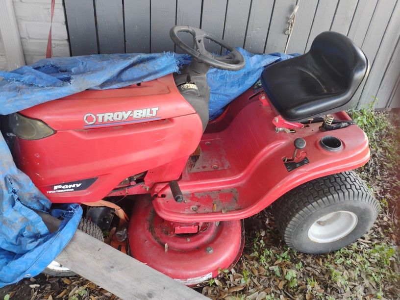 Selling A Riding Lawnmower Troy -Bilt Pony 7 Speed Transmission