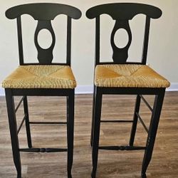 Wood Bar Stool Set