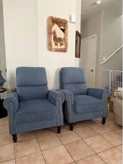 Two single armchair
