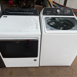 Whirlpool removal agitator washer and dryer electric